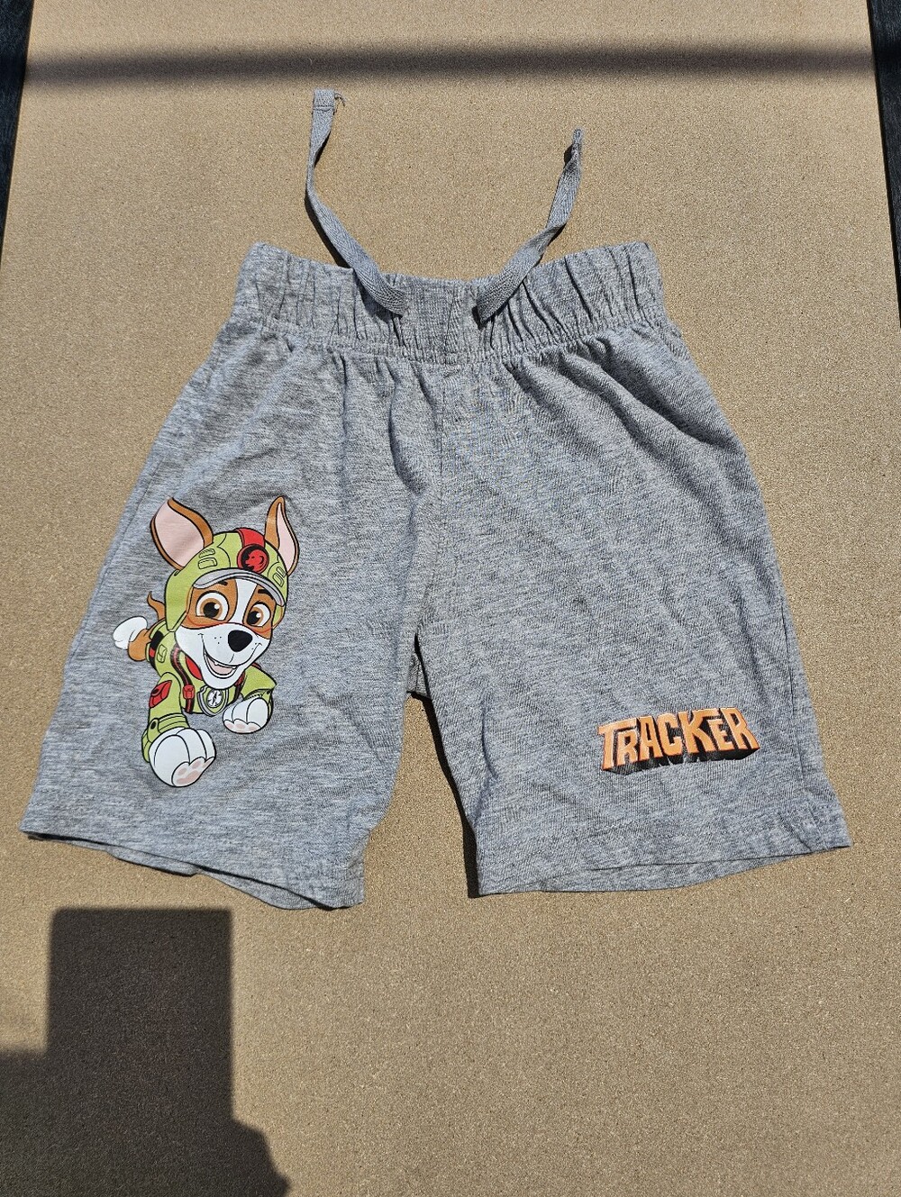Paw Patrol Tracker Grey Shorts | Size 122/128 (Fits Like 6-8 Years)